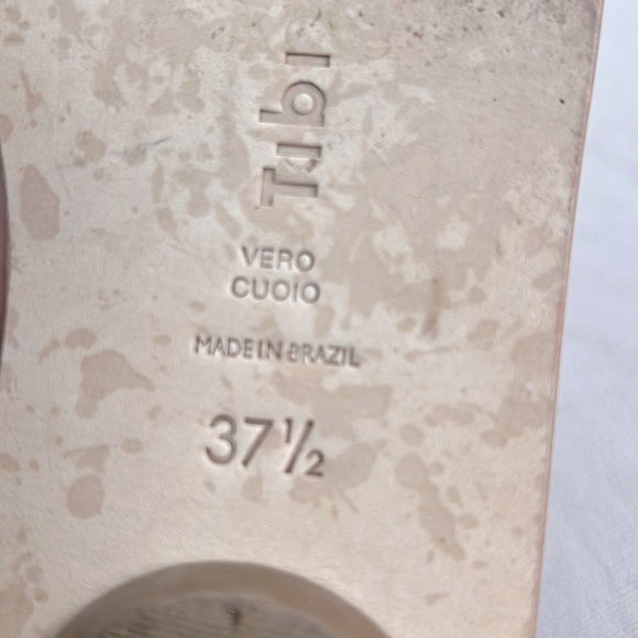 Tibi Womens Leather Knot Flat Sandals - navy - size 37.5 - Picture 10 of 10